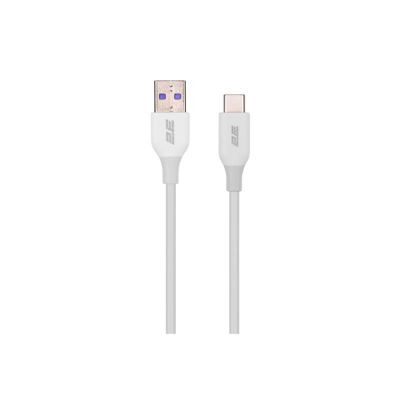 2E Cable USB-A - USB-C Glow 1m White