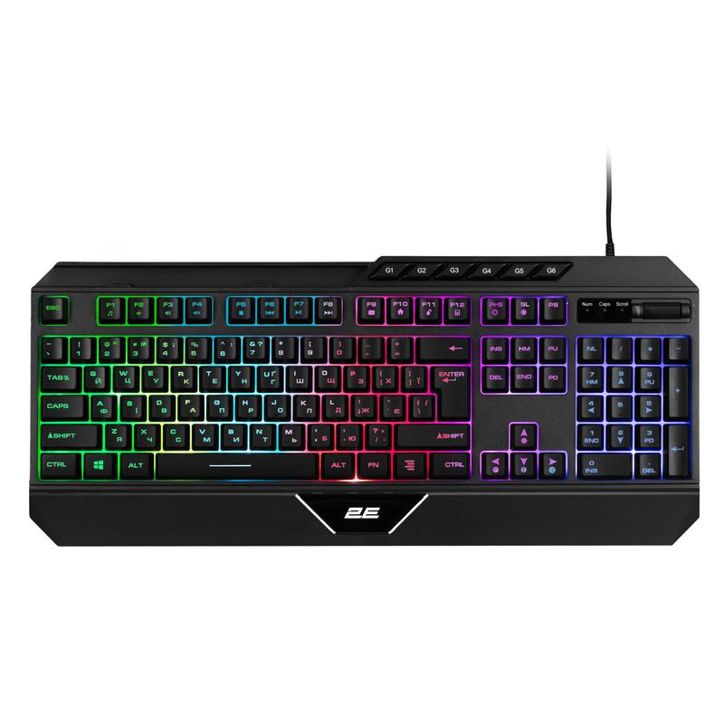 2E Gaming Keyboard KG315 RGB USB Black Ukr