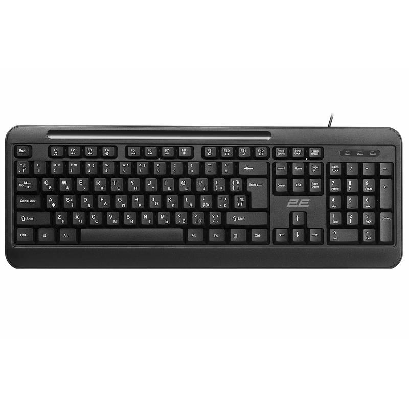 2E Keyboard KM1040 USB Black