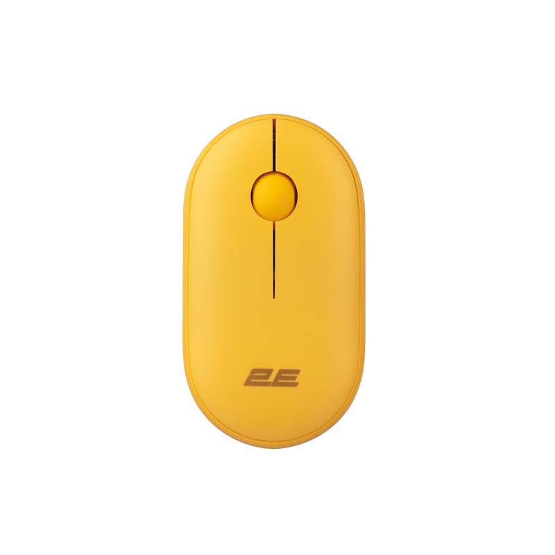 2E Mouse MF300 Silent WL BT Sunny yellow