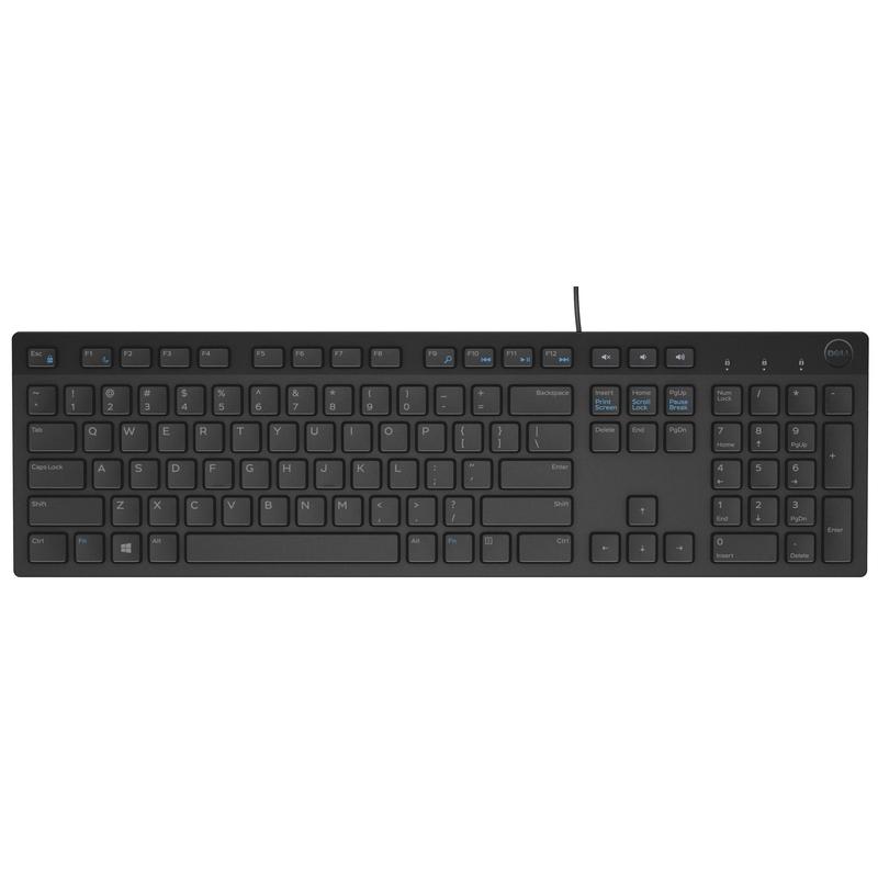 Dell Multimedia Keyboard-KB216 Russian (QWERTY) Black