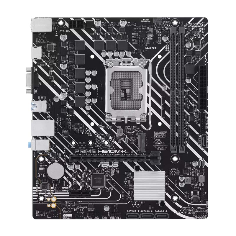ASUS Motherboard PRIME H610M-K s1700 H610 2xDDR5 M.2 HDMI D-Sub mATX