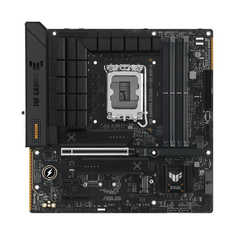 ASUS Motherboard TUF GAMING B760M-PLUS WIFI II s1700 B760 4xDDR5 M.2 HDMI DP Wi-Fi BT mATX
