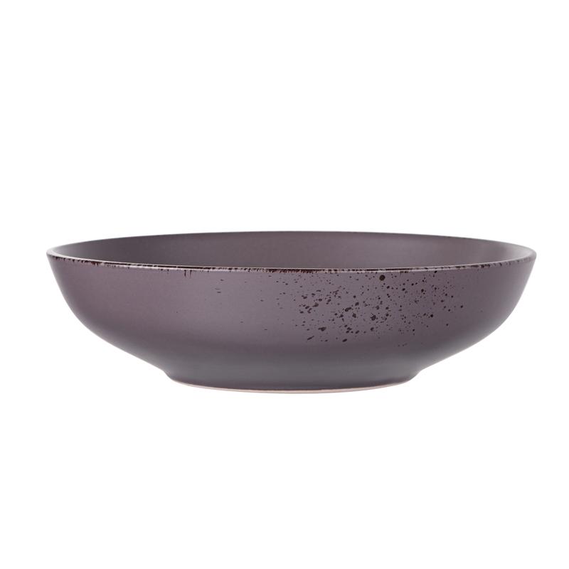 წვნიანის თასი Ardesto AR2920GMC Soup bowl Lucca, 20 сm, Ceramics Grey Brown