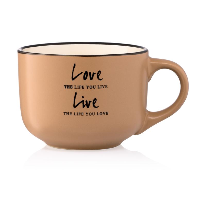 ჭიქა Ardesto AR3478OL, 550ml, Mug, Olive