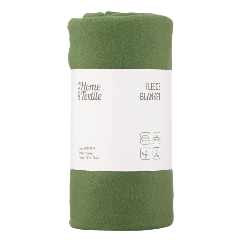 პლედი Ardesto ART0705PB Fleece, Plaid, Green