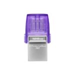 Kingston 128GB USB 3.2 Type-A Gen1 + Type-C DT microDuo 3C R200MB/s