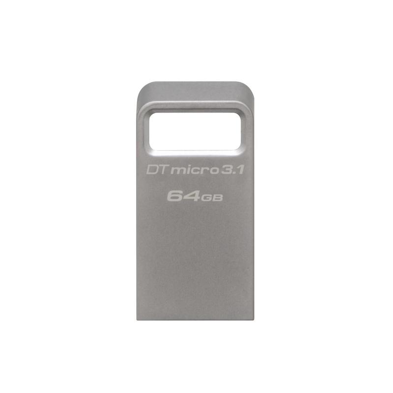 Kingston 64GB USB 3.2 Type-A Gen1 DT Micro R200MB/s Metal