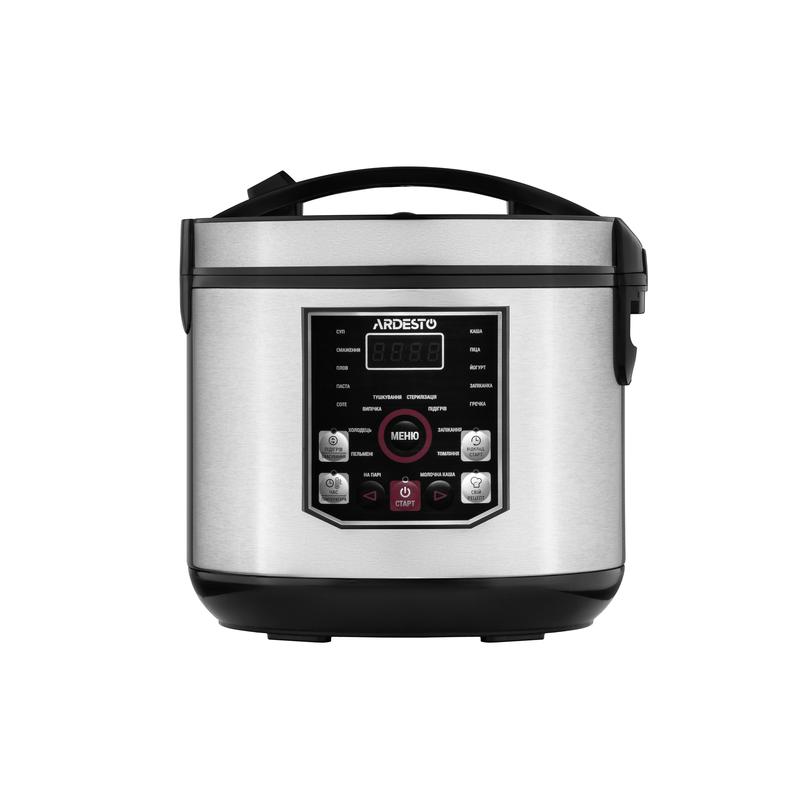 მულტსახარში Ardesto MC-P21, 860W, 5L, Multifunction Cooker, Silver