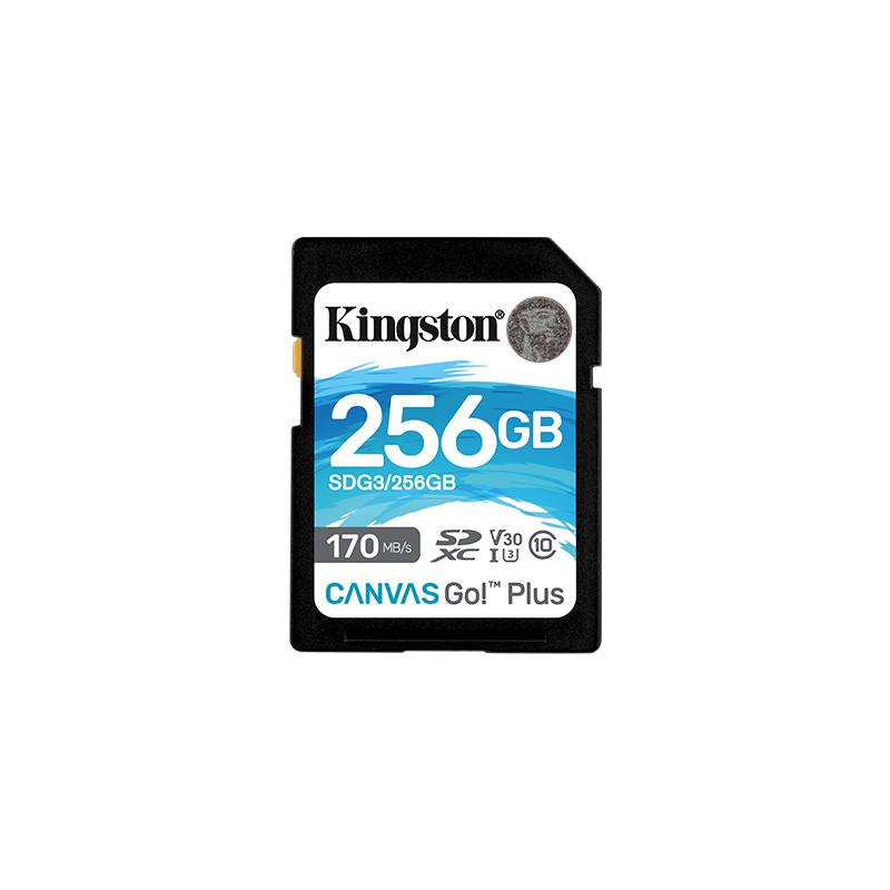 Kingston SD 256GB C10 UHS-I U3 R170/W90MB/s