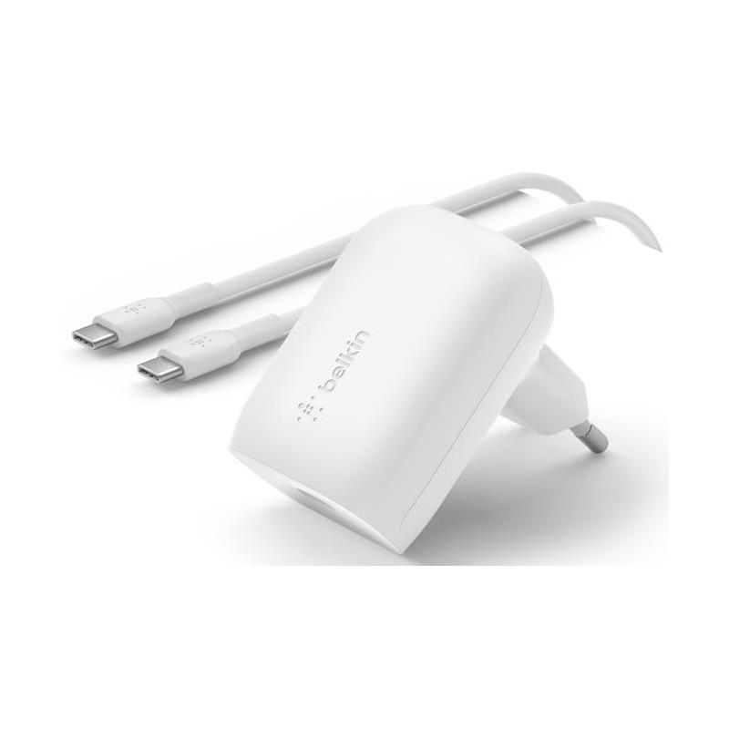 Belkin WALL CHARGER 30W PPS USB-C W/1M PVC C-C