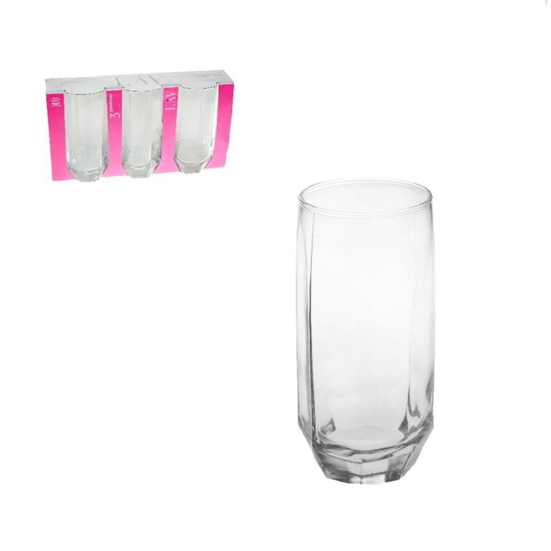 წყლის ჭიქა DİA 25E 3 ცალი