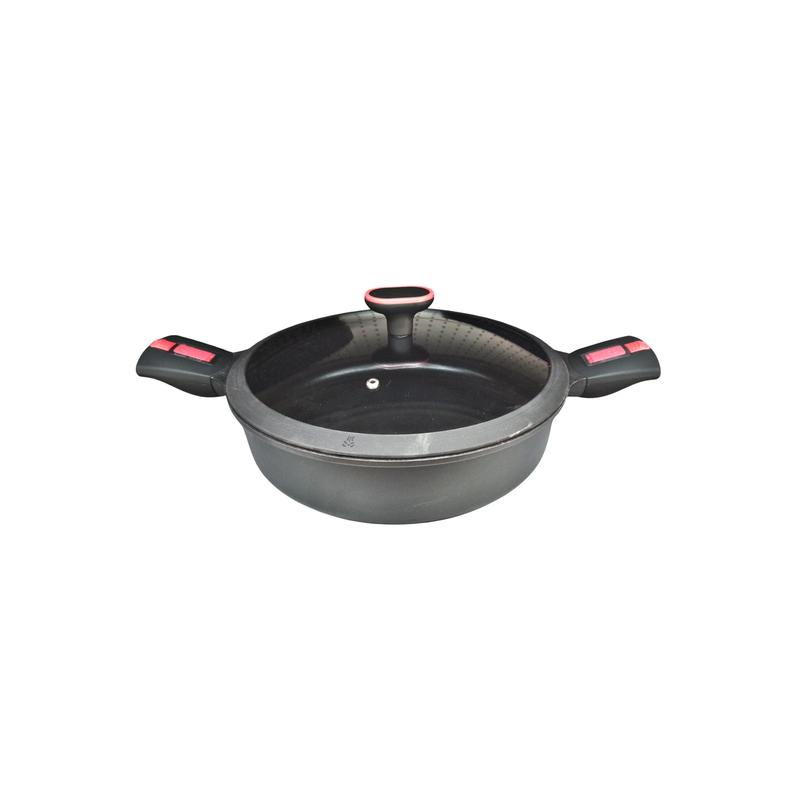 ქვაბი 28სმ სილიკონის თავსახურით MH-30313