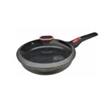 ტაფა 20სმ სილიკონის თავსახურით MH-30318