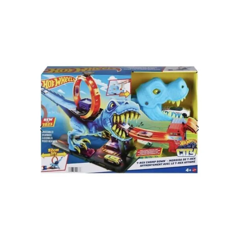 Hot Wheels - T-REX ჩომპის ტიუკების ტრასა