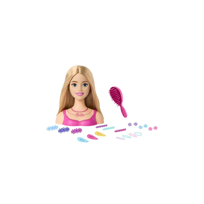 Barbie - ბარბის ფიგურა მოდელირებისთვის ქერა თმით და აქსესუარებით