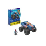 Mega Construx- Hot Wheels ლურჯი მონსტრი მანქანა და ფიგურა