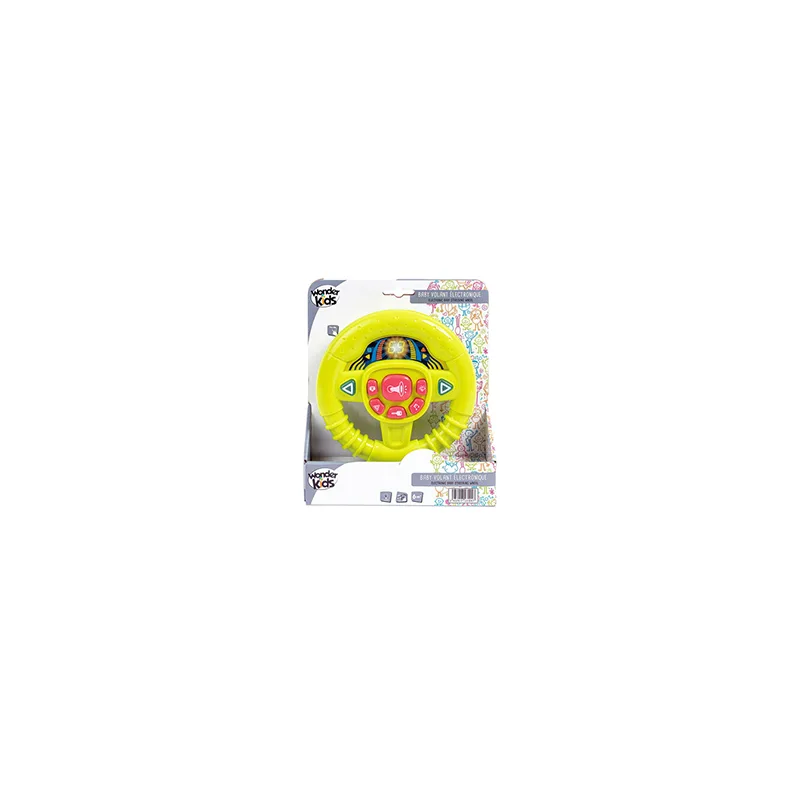 საბავშვო ელექტრონული საჭე განათებით და ხმებით