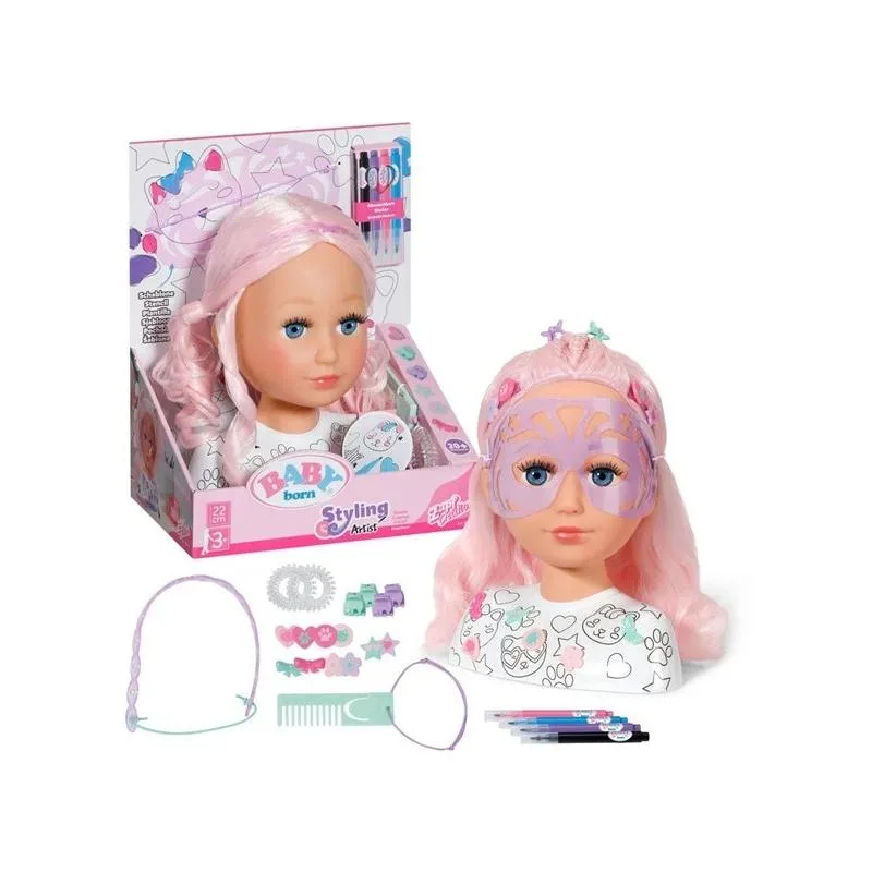 ბეიბი ბორნის თოჯინა თმის მოდელირებისთვის