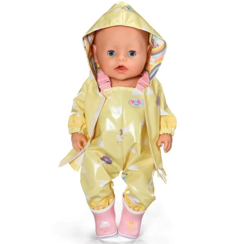 ბეიბი ბორნის თოჯინა წვიმის ნაკრებით