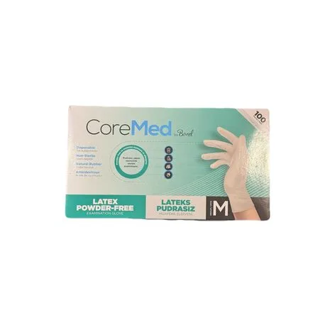 სამედიცინო ხელთათმანი ლატექსი უპუდრო მ ზომა