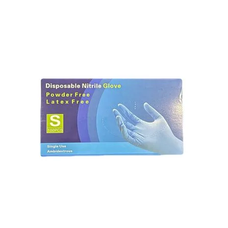 სამედიცინო ხელთათმანი ნიტრილი ლურჯი ს ზომა (100ც)