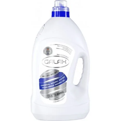 GALAX სარეცხი საშუალება უნივერსალური გელი 4000 გრ  კონცენტრირებული ოკეანეს არომატით