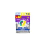 2997-WASH & FREE ტანსაცმლის სარეცხი საშუალება ჟასმინი და ლავანდა მარსელის საპნით კაფს. "Wash&Free" 75 ცალი