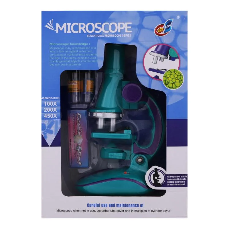 მიკროსკოპი განათებით