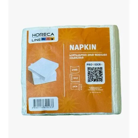 HL-ხელსახოცი ერთ ფენიანი 23*23სმ