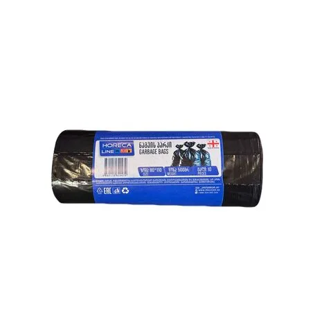 ნაგვის პარკი შავი 80/110 (500გრ)