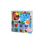 საძერწი ნაკრები Dino Party Dough 6 ფერადი პლასტილინით