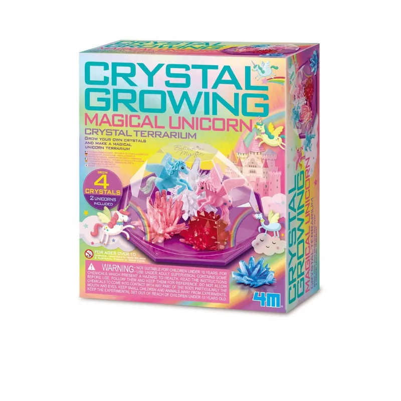 4M Crystal Growing - კრისტალების გასაზრდელი ზღაპრული მარტორქის ტერარიუმი
