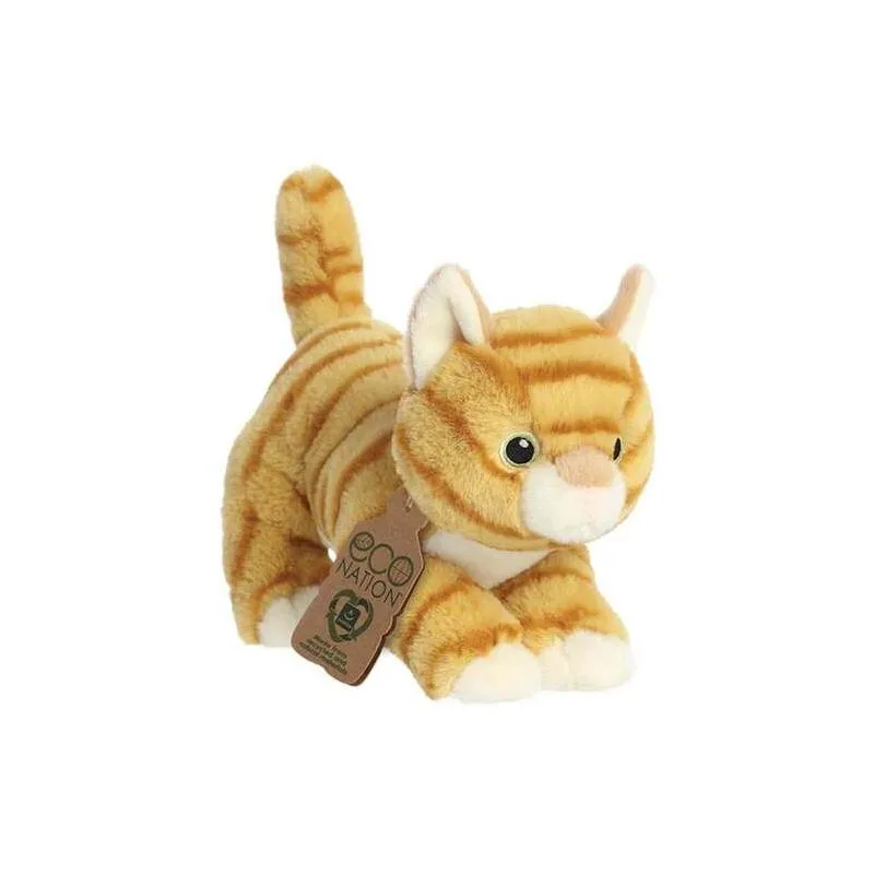 რბილი სათამაშო ნარინჯისფერი კატა