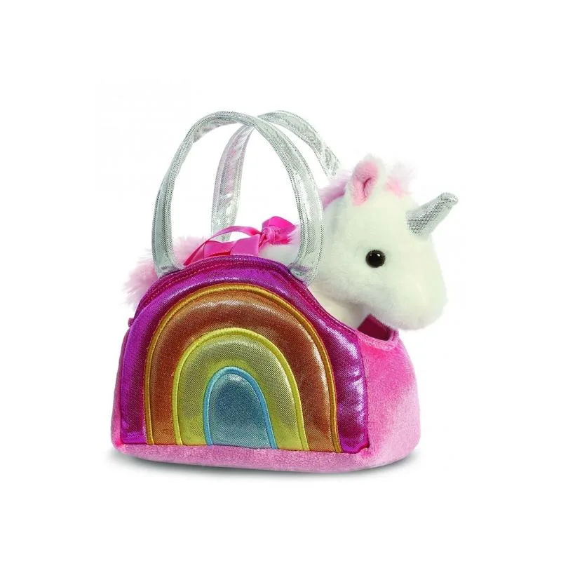 რბილი ჩანთა უნიქორნის ფიგურით