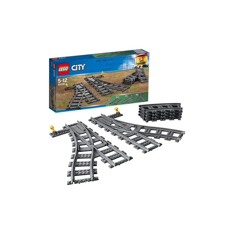 LEGO CITY – ასაწყობი კონსტრუქტორი Trains Switch Tracks
