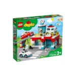 LEGO DUPLO - ავტო ფარეხი და ავტოსამრეცხაო