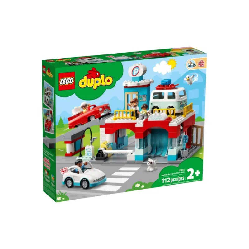 LEGO DUPLO - ავტო ფარეხი და ავტოსამრეცხაო
