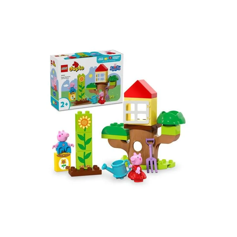 ლეგო დუპლო - პეპა გოჭის ბაღი და სახლი ხეზე