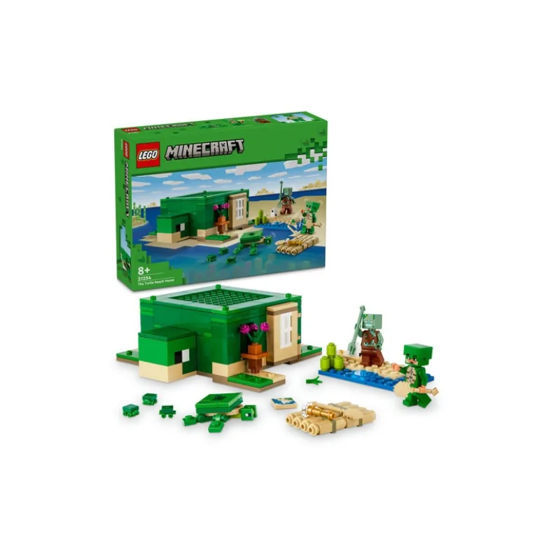 LEGO MINECRAFT - ასაწყობი კონსტრუქტორი კუს სანაპიროს სახლი