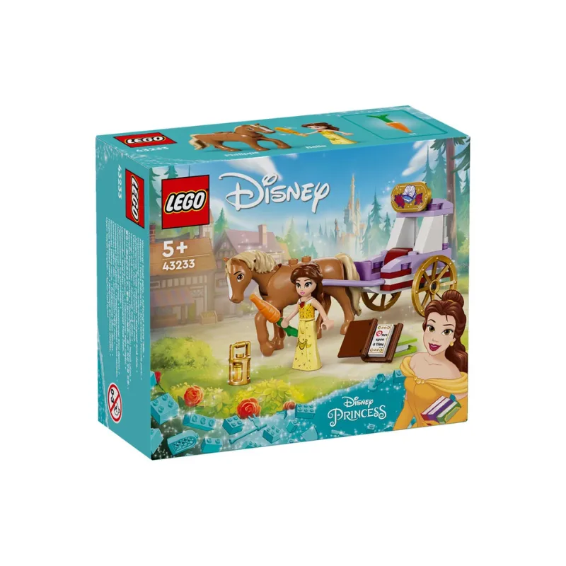 LEGO FRIENDS - ასაწყობი კონსტრუქტორი ბელას ეტლი და ცხენი