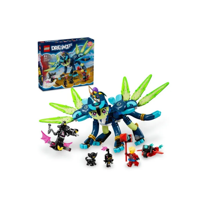 LEGO DREAMZzz - ასაწყობი კონსტრუქტორი ზოის და ზიანის კატა-ბუ