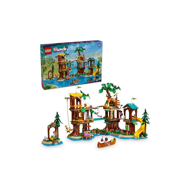 ლეგო მეგობრები - სათავგადასავლო ბანაკის ხის სახლი