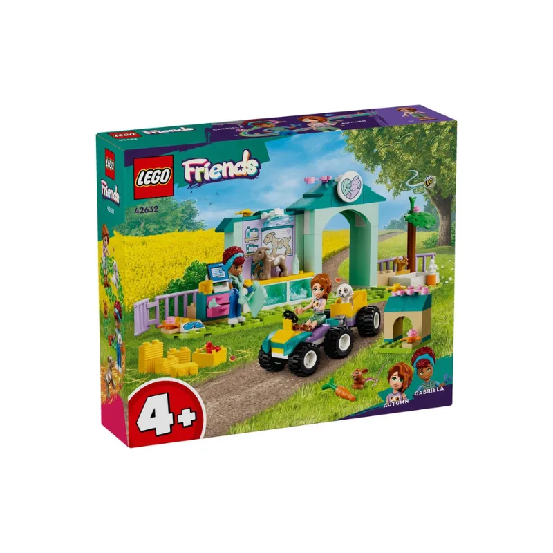 LEGO FRIENDS - ასაწყობი კონსტრუქტორი ცხოველების ფერმა ვეტერინალური კლინიკა