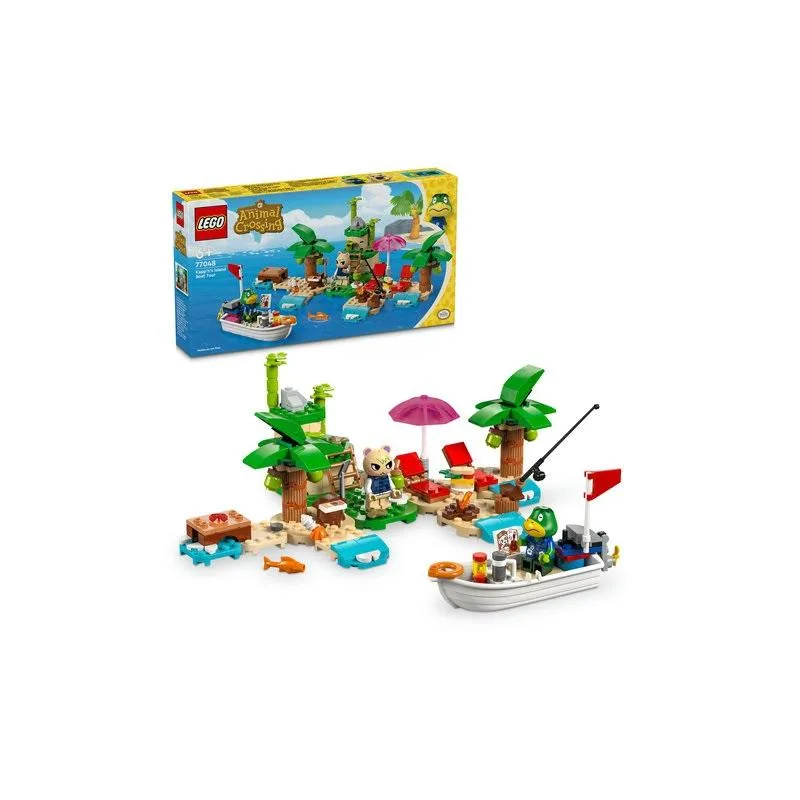 LEGO ANIMAL CROSSING - კაპის კუნძულის ნავით დათვალიერება