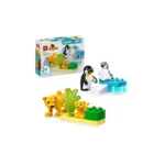 LEGO DUPLO - ასაწყობი კონსტრუქტორი Penguins and Lions