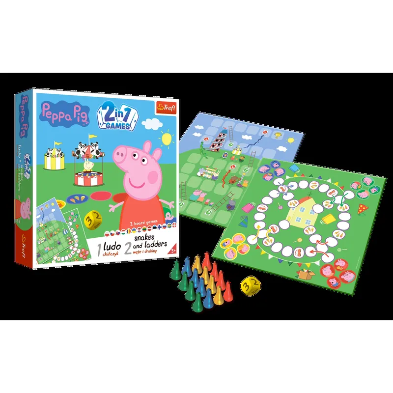 სამაგიდო თამაში - ორი ერთში გოჭი პეპა