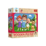 Trefl Puzzle - 24 Wooden Puzzle მხიარული კოკომელონი