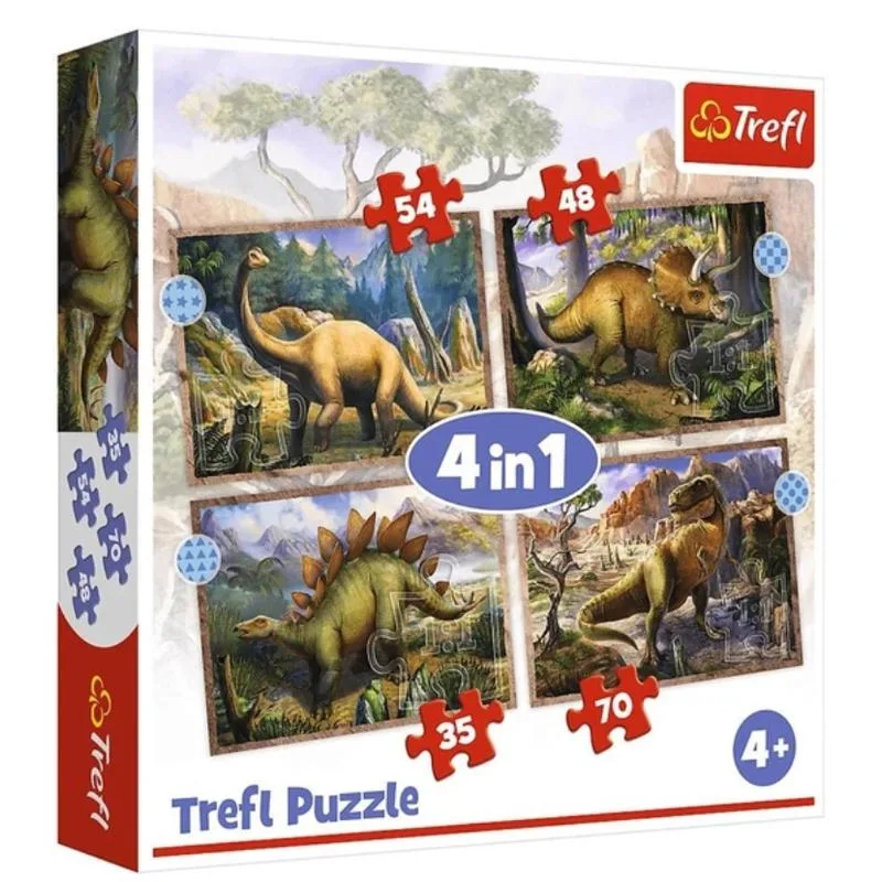 დინოზავრების ფაზლი ოთხი ერთში