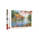 TREFL Puzzles - 500 სამოთხე ტბაზე